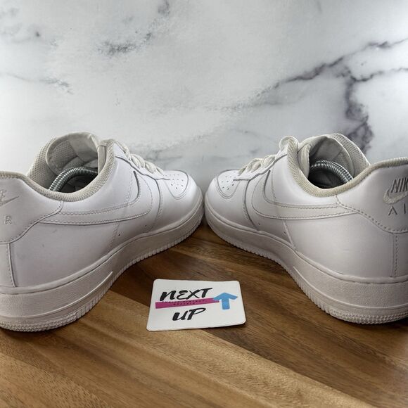 Mens Size 11.5-Nike Air Force 1 \'07 Triple White Athletic Sneakers CW2288-111 main image 7